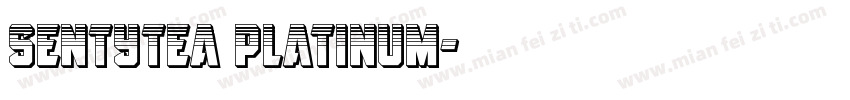 sentytea platinum字体转换